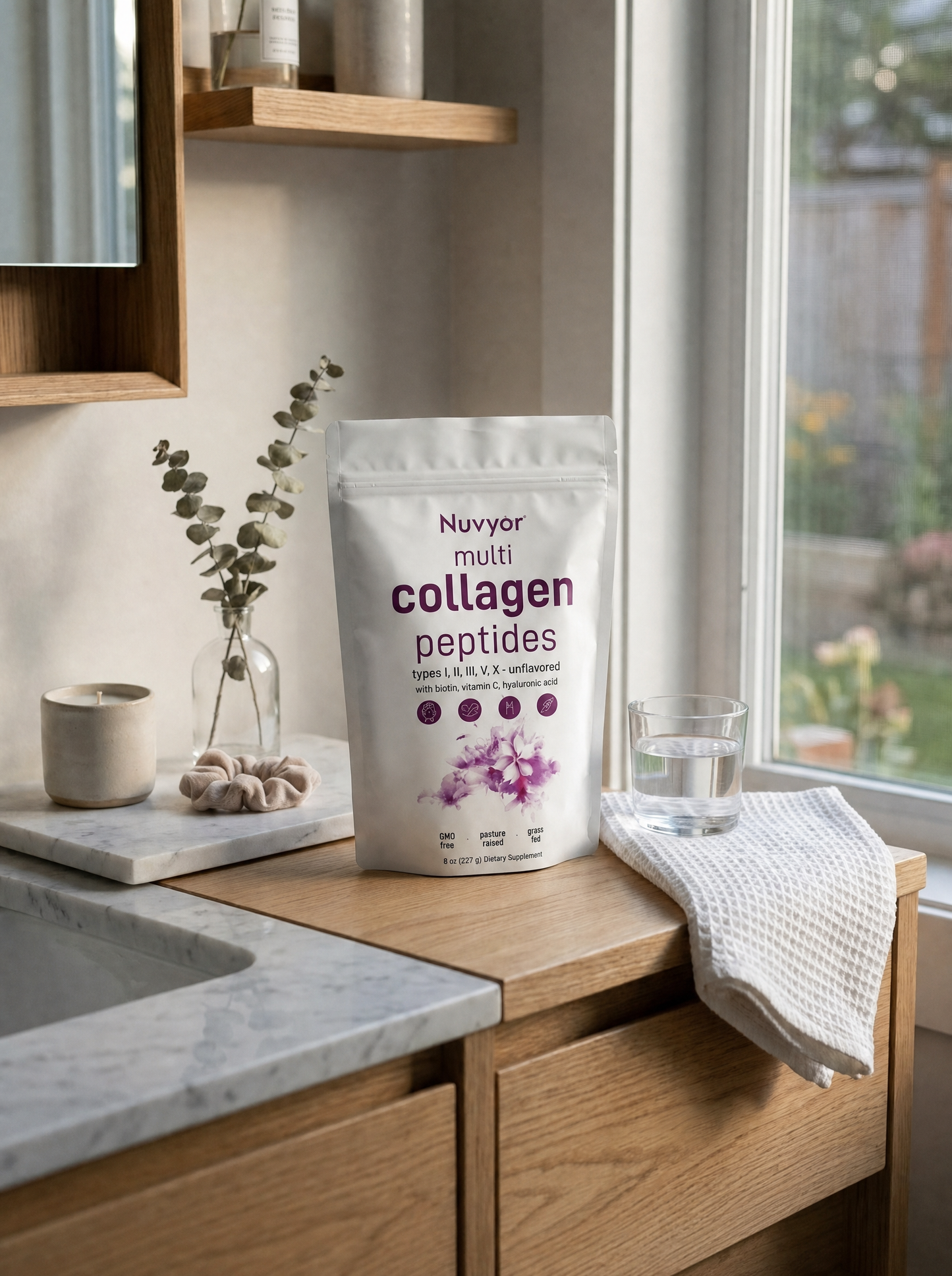 Nuvyor™ Multi Collagen Peptides Powder (Unflavoured)
