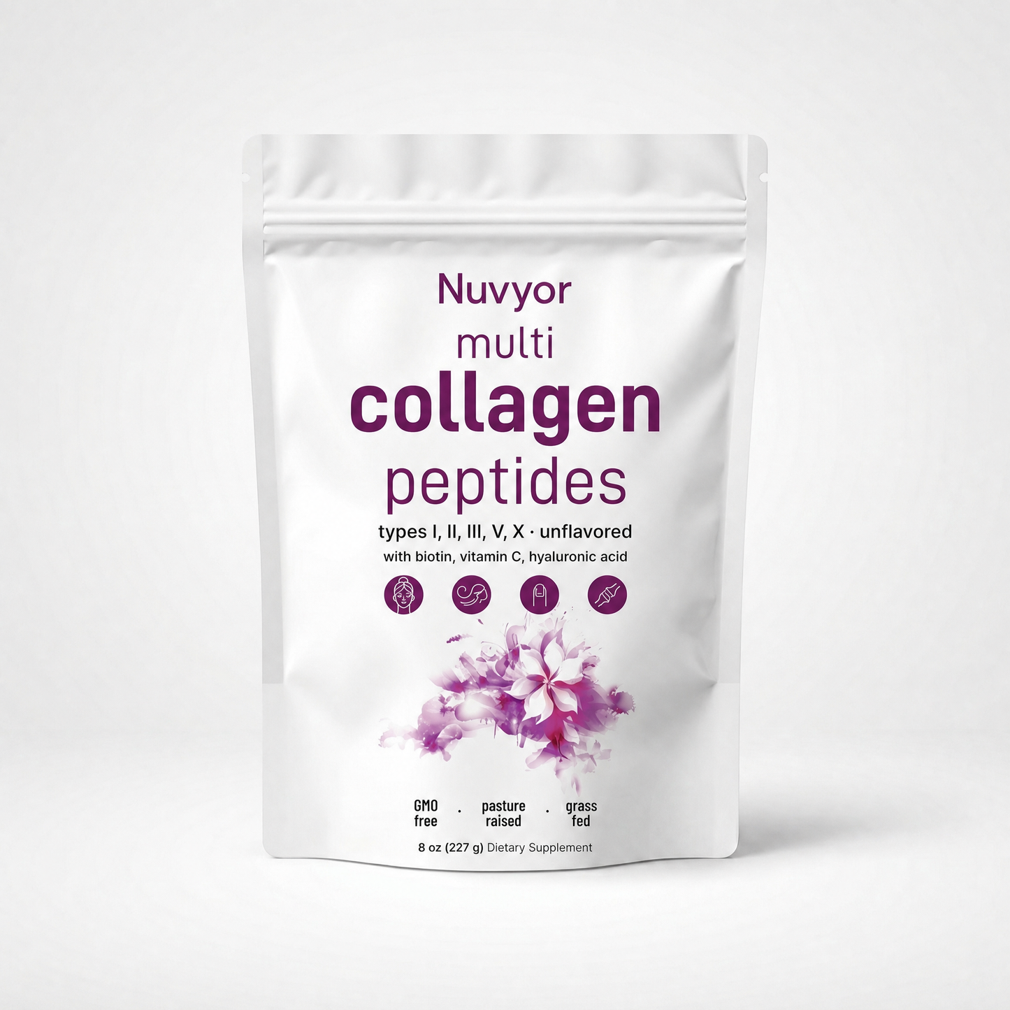 Nuvyor™ Multi Collagen Peptides Powder (Unflavoured)